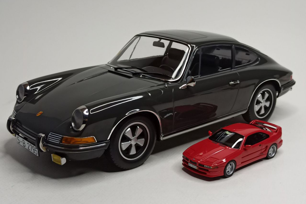 PORSCHE 911 S -1970 GREY 1:12 NOREV