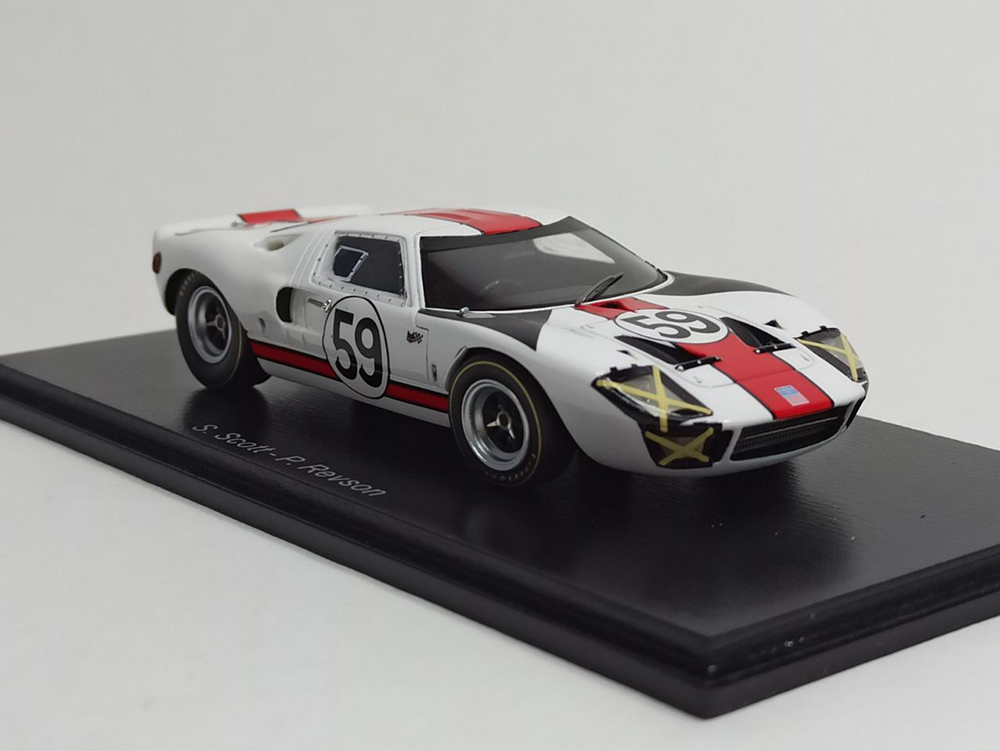 FORD GT 40 #59 24H LEMANS-1966 SPARK 1:43