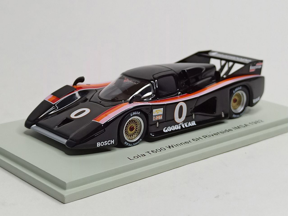 LOLA T600 #0 6H RIVERSIDE IMSA- 1982 1:43