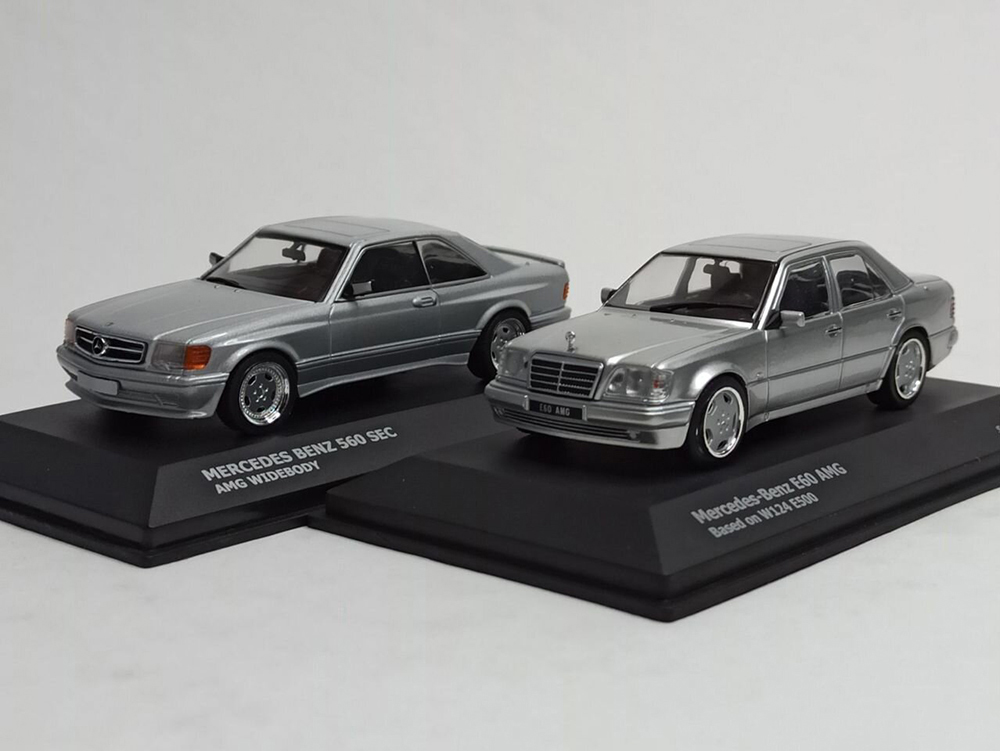 MERCEDES (C126) +(W124) 2 ШТ 1:43 SOLIDO