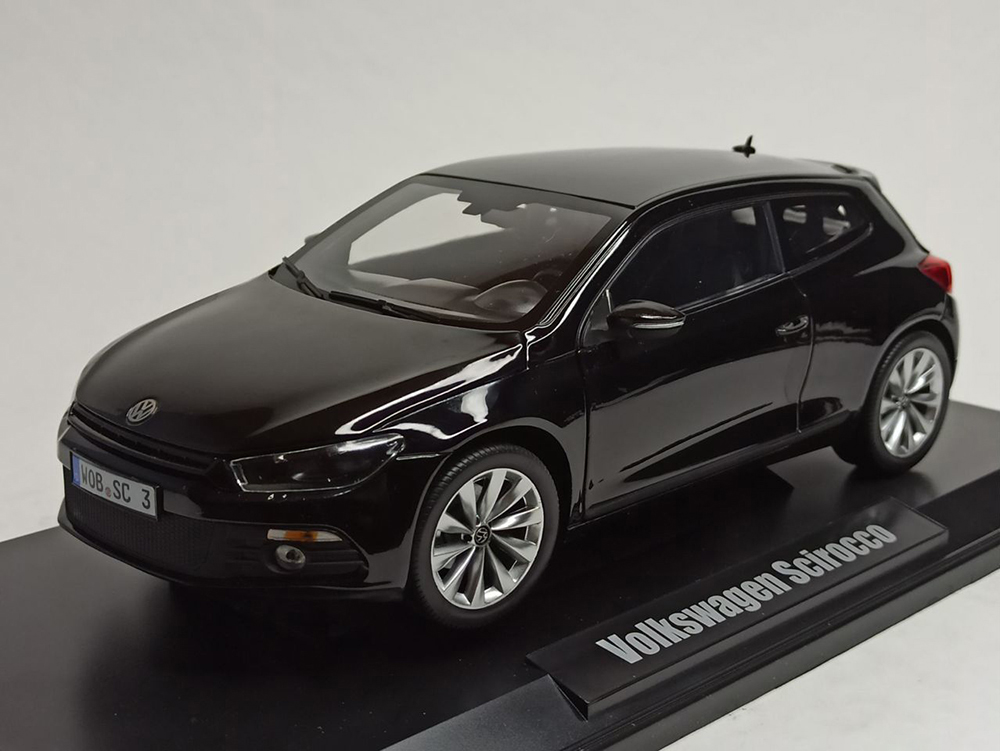 VW VOLKSWAGEN SIROCCO III 2008 BLACK 1:18 NOREV