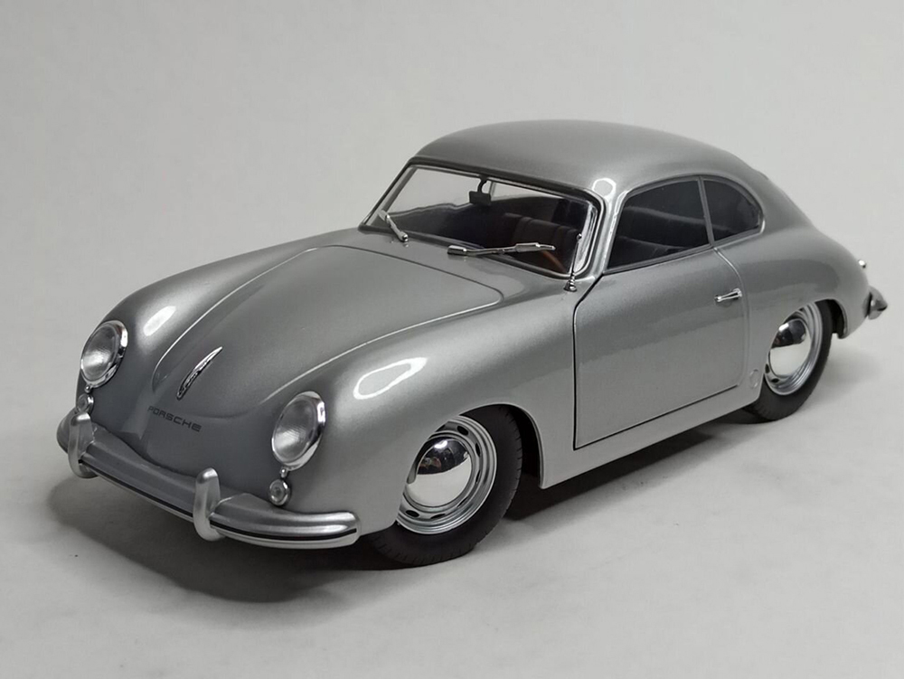 PORSCHE 356 PRE-A SILVER 1:18 SOLIDO