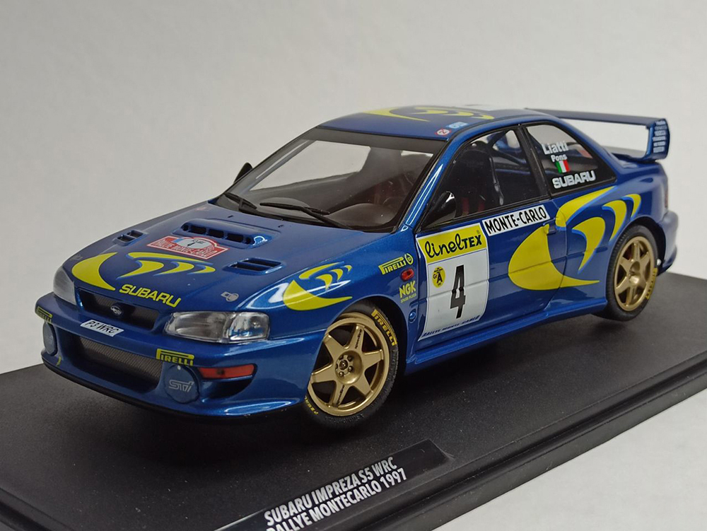 SUBARU IMPREZA S5 WRC 22B #4 1977 SOLIDO 1:18