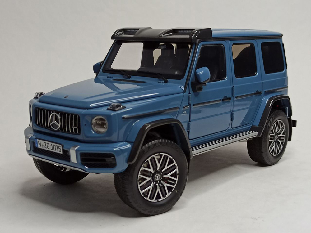 MERCEDES G63 AMG 4X4 BLUE 1:18 NZG