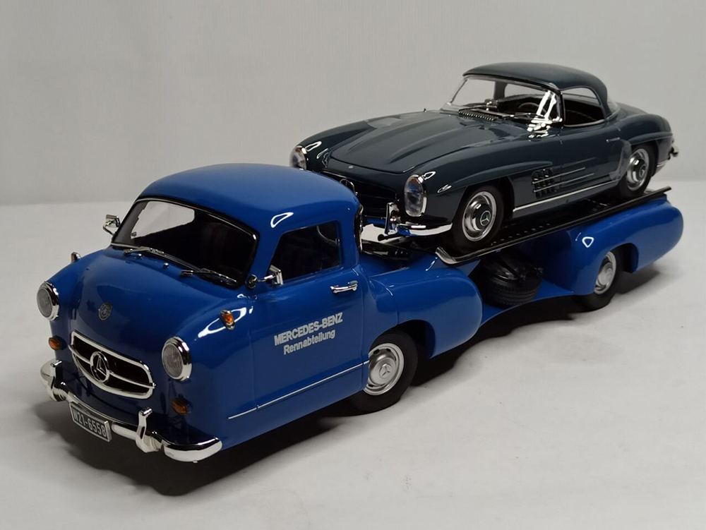 MERCEDES W21 TRANSPORTER ЭВАКУАТОР 1:18 WERK83