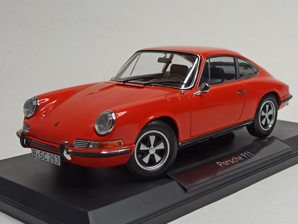 PORSCHE 911 E 1969 ORANGE 1:18 NOREV