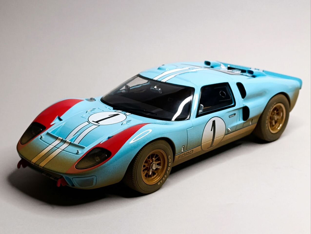 FORD GT40 #1, 24H LE MANS MILES/HULME (1966) 1:12