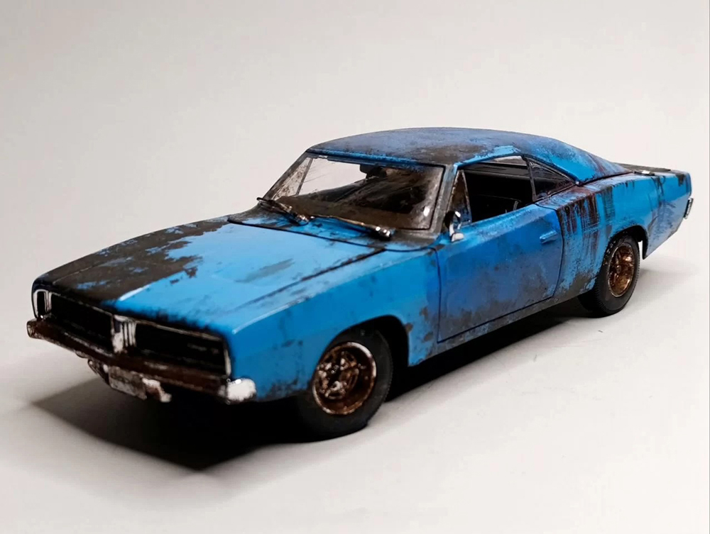 DODGE CHARGER 1969 (RAT LOOK STYLING) 1:18