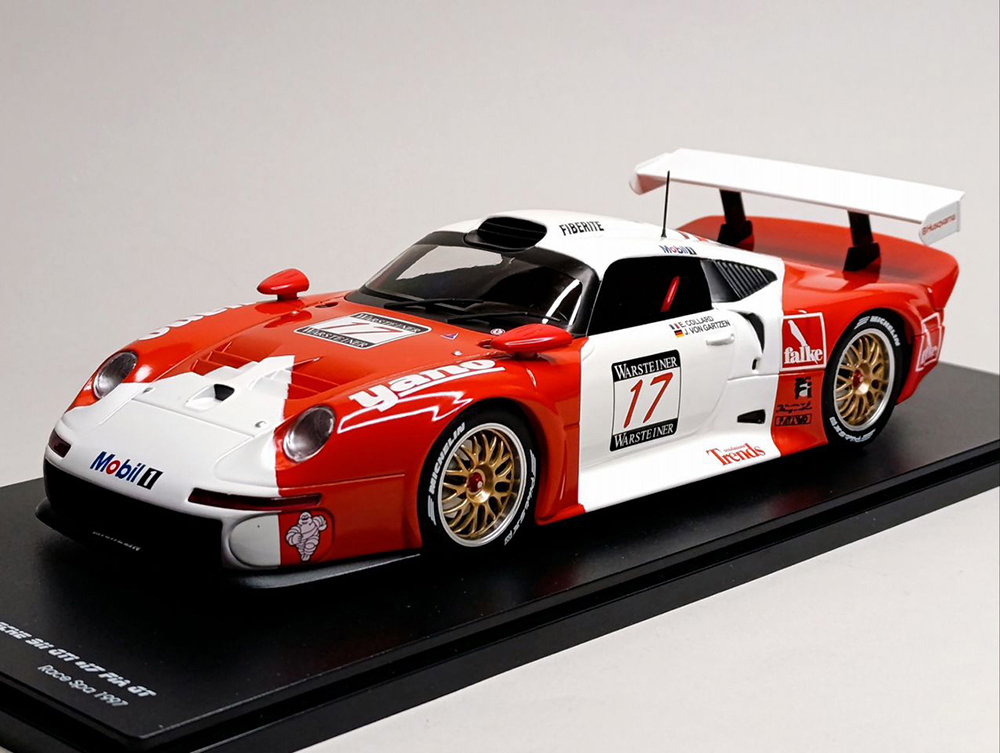 PORSCHE 911 GT1 #17 FIA GT SPA 1997 WERK83 1:18
