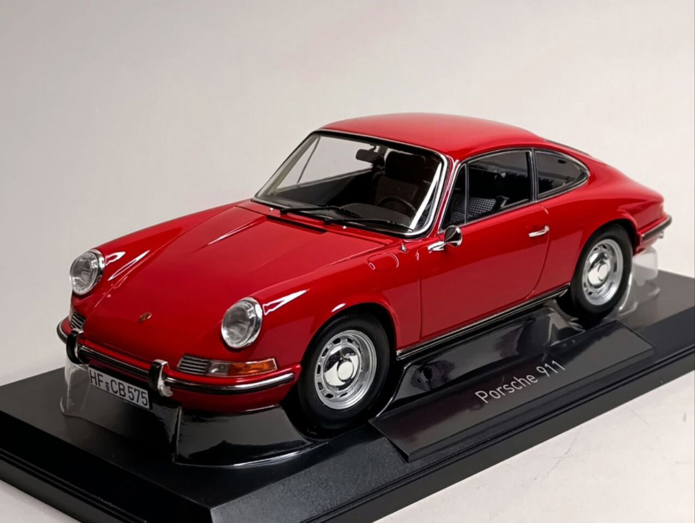 PORSCHE 911 L - 1968 RED NOREV 1:18