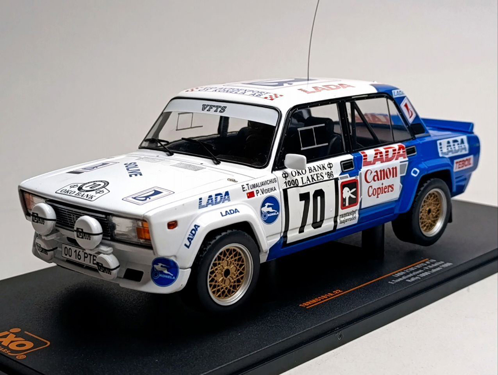 ВОЛЖСКИЙ АВТОМОБИЛЬ LADA 2105 VFTS #70 1986 (1000 ОЗЕР) 1:18
