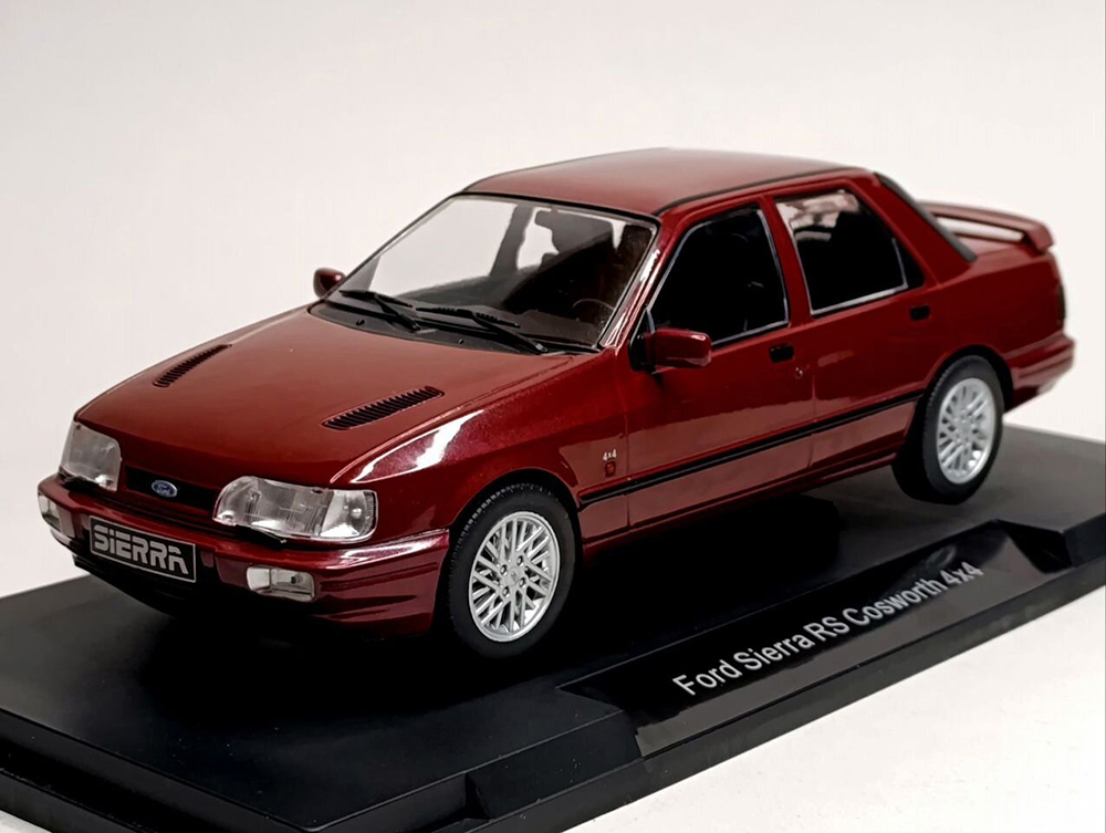 FORD SIERRA RS COSWORTH 4X4 -1992 DARK RED 1:18