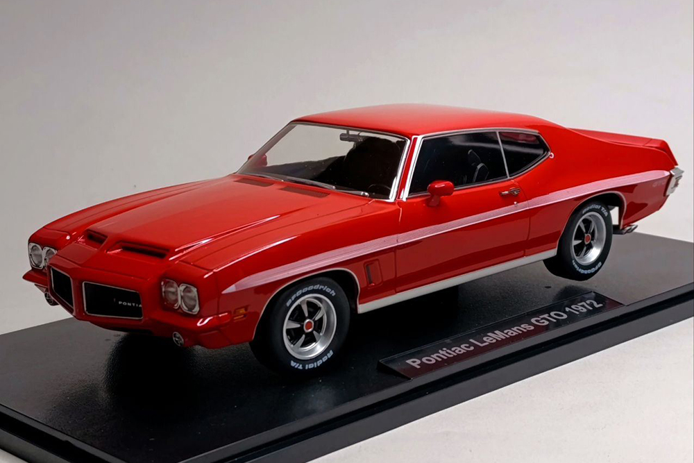 PONTIAC LEMANS GTO 1972 RED 1:18 KK SCALE