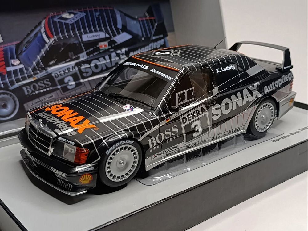 MERCEDES 190E W201 EVO DTM 1992 KLAUS LUDWIG 1:18