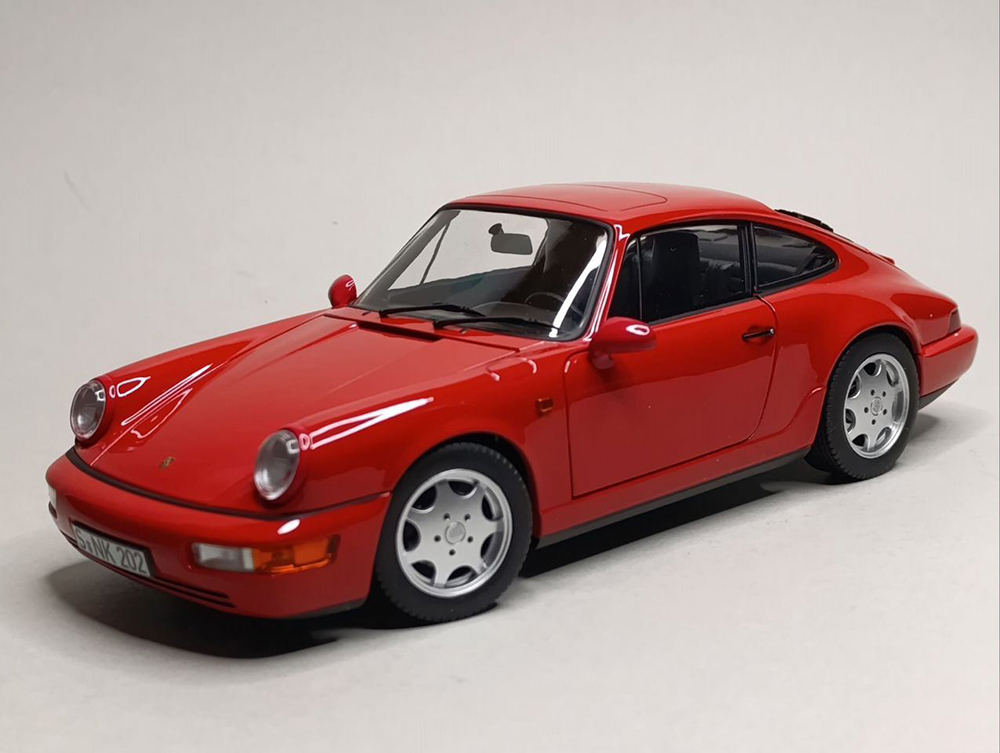 PORSCHE 911 (964) CARRERA 2 1990 RED 1:18 NOREV