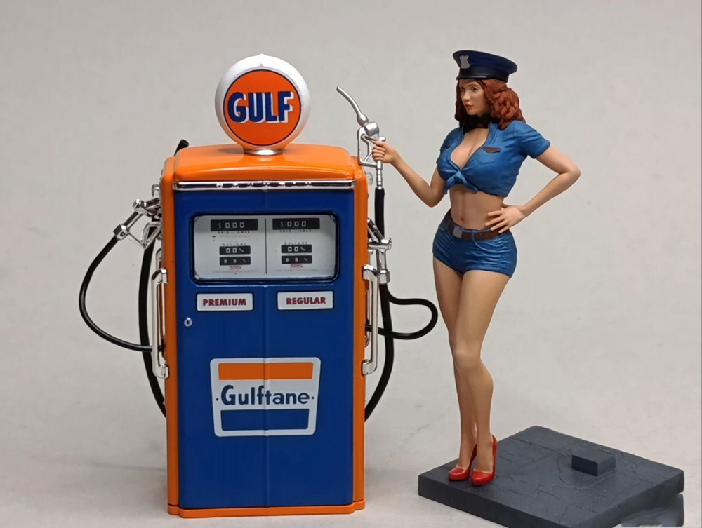 БЕНЗОКОЛОНКА TOKHEIM 350 "GULF" 1954 1:18