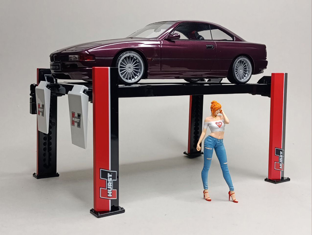 GARAGE ПОДЪЁМНИК ДЛЯ АВТО "HURST" 1:18 GREENLIGHT