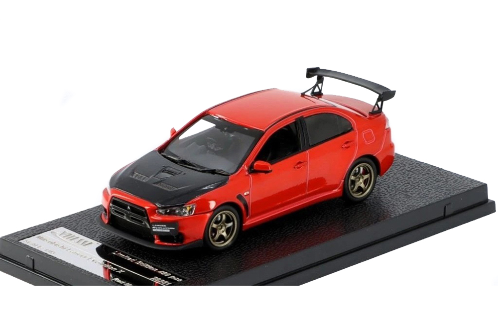 MITSUBISHI LANCER EVO X 2011 RED METALLIC/BLACK
