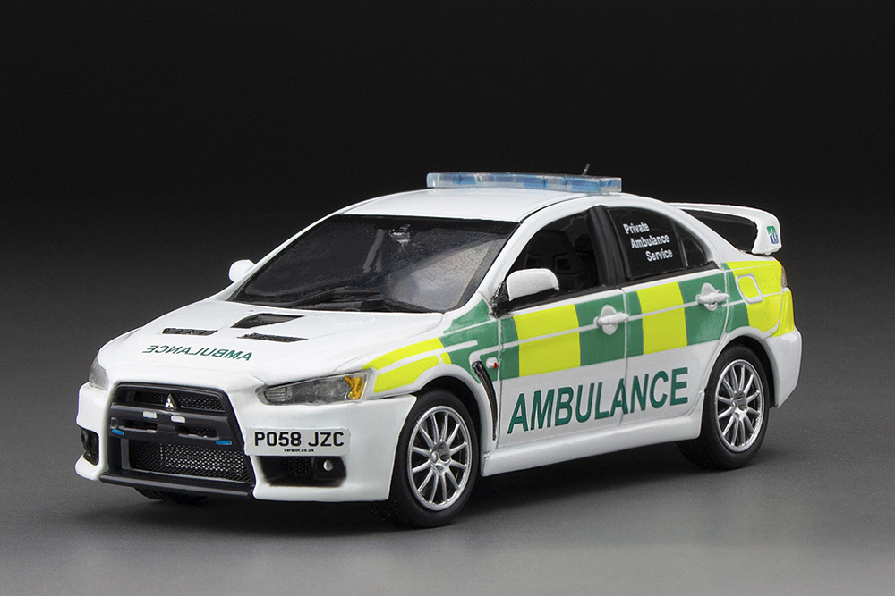 MITSUBISHI LANCER EVO X "PRIVATE AMBULANCE SERVICE UK" 2014