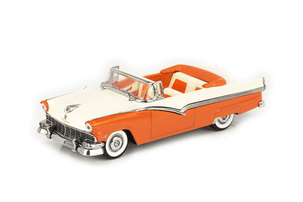 FORD FAIRLANE CONVERTIBLE 1956 ОРАНЖЕВЫЙ/БЕЛЫЙ