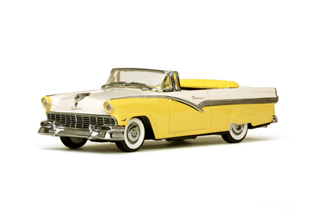 FORD FAIRLANE CONVERTIBLE 1956 GOLDENGLOW YELLOW/COLONIAL WHITE ЖЕЛТЫЙ С БЕЛЫМ
