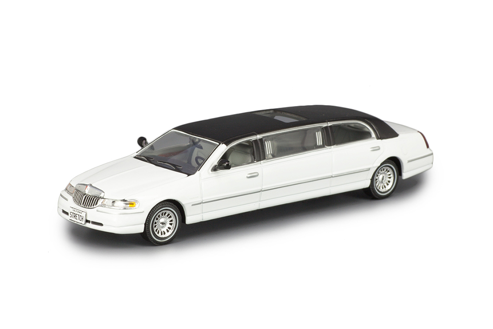 LINCOLN LIMOUSINE 2000 БЕЛЫЙ С ЧЕРНОЙ КРЫШЕЙ