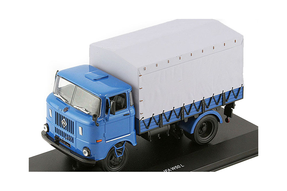 IFA W50L, СЕРИЯ ГРУЗОВИКОВ ОТ VVM, BLUE / GREY