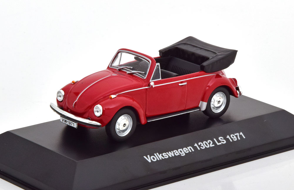 VW VOLKSWAGEN KAFER 1302 LS CONVERTIBLE 1971 RED