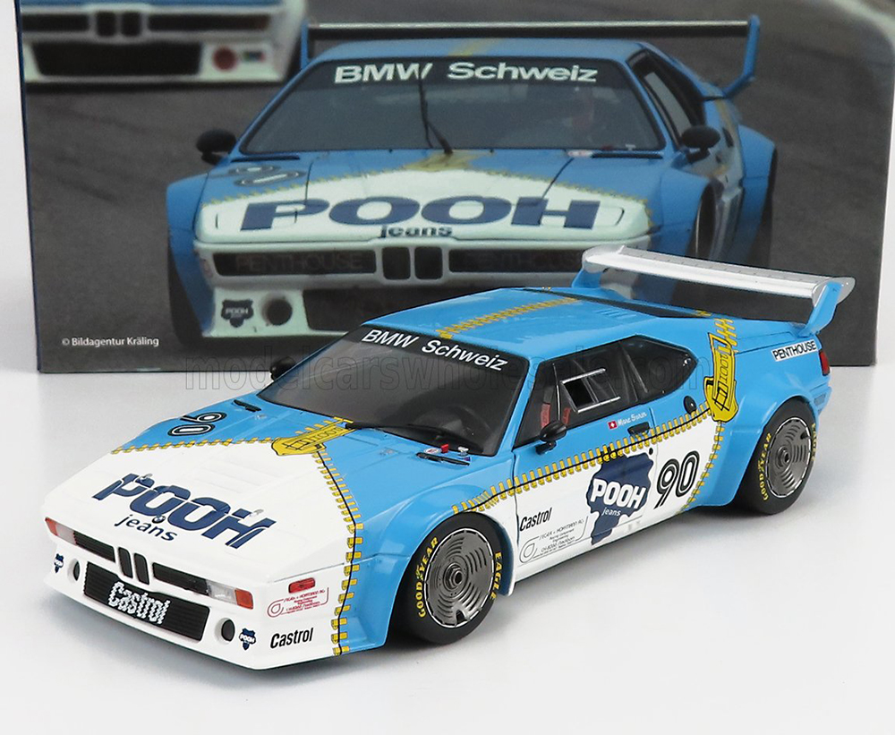 BMW M1 PROCAR #90 PROCAR SERIE 1980 MARC SURER, WHITE LIGHT BLUE