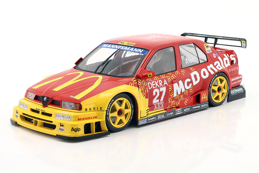 ALFA ROMEO 155 V6 TI NO 27 DTM ITC 1995 MC DONALD S