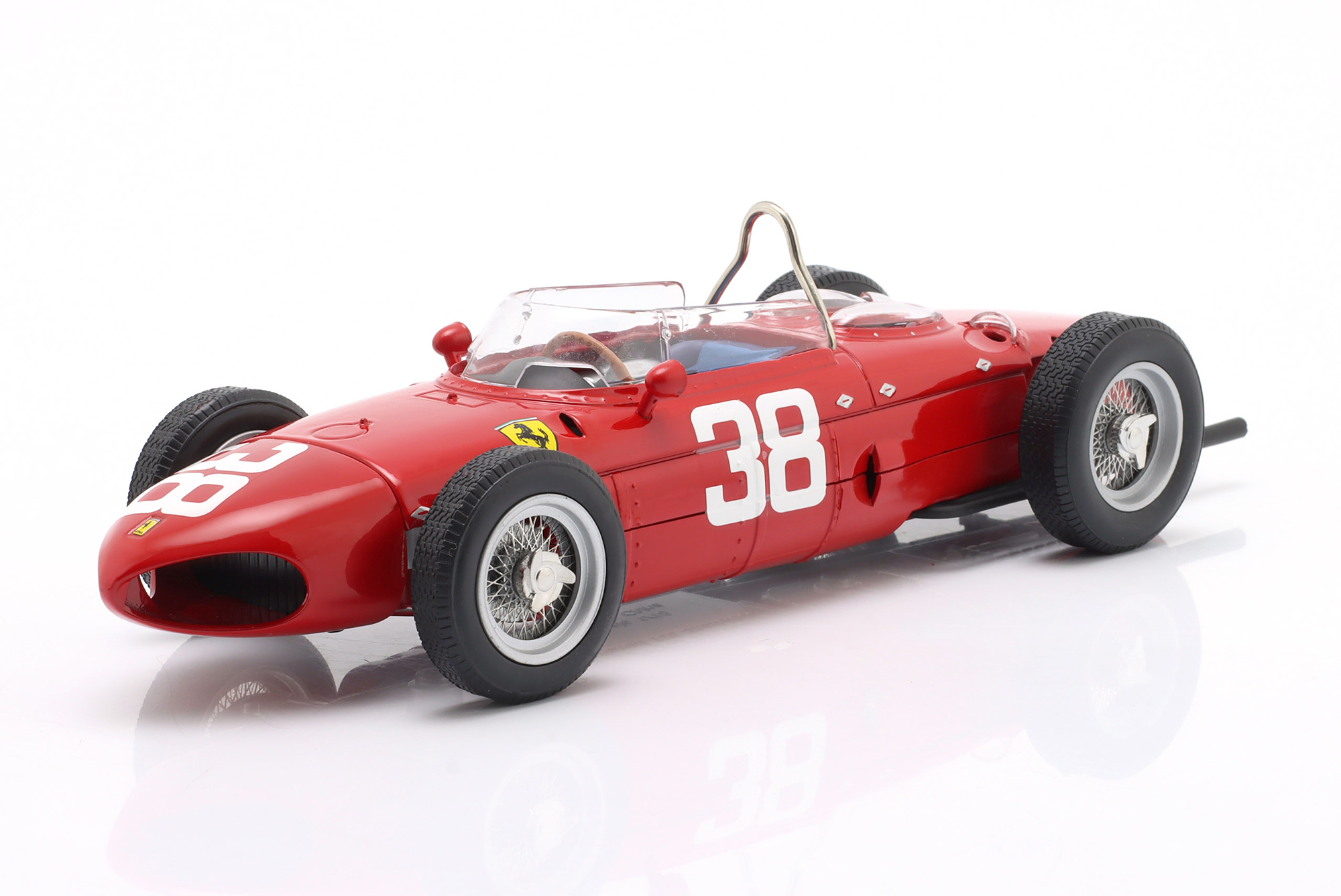 FERRARI 156 SHARKNOSE #38 3RD MONACO GP FORMULA 1 WORLD CHAMPION 1961 PHIL HILL / ФЕРРАРИ 156 ШАРКНОСЕ 3 МЕСТО ГРАН-ПРИ МОНАКО ФОРМУЛА-1 ЧЕМПИОН МИРА ФИЛ ХИЛЛ