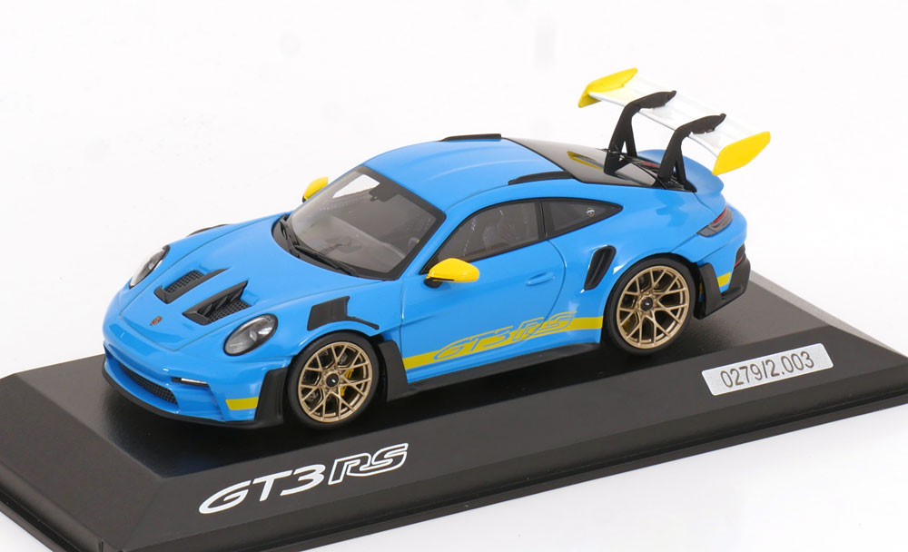 PORSCHE 911 (992) GT3RS 2023 BLUE YELLOW