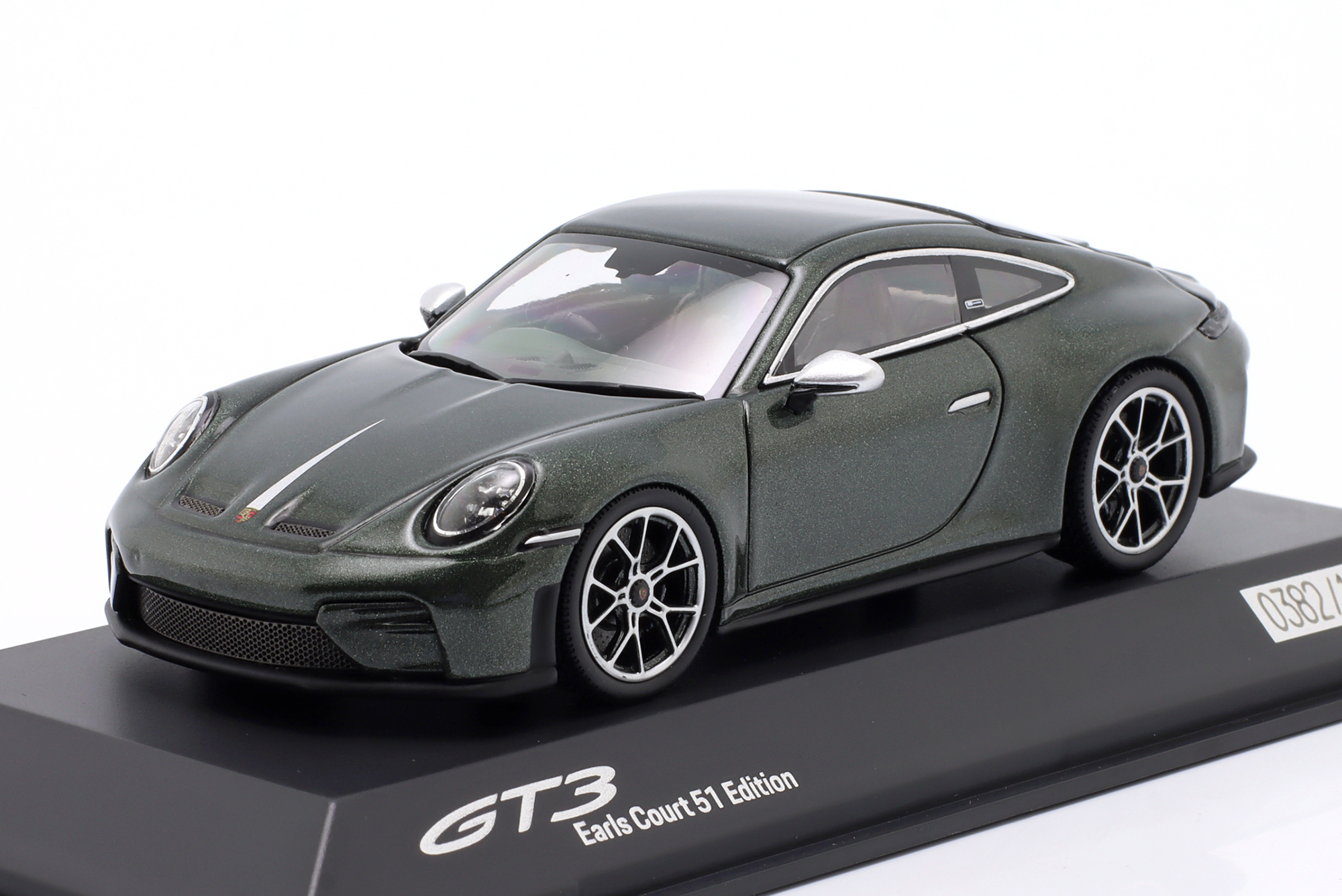 PORSCHE 911 (992.2) GT3 TOURING EARLS COURT 51 EDITION 2026 GREEN METALLIC / ПОРШЕ 911 992 2 ГТ3 ТУРИНГ ИРЛС КУРТ 51 ЗЕЛЕНЫЙ МЕТАЛЛИК