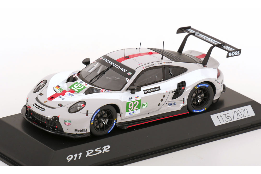 PORSCHE 911 RSR-19 NO 92 24H LE MANS 2022