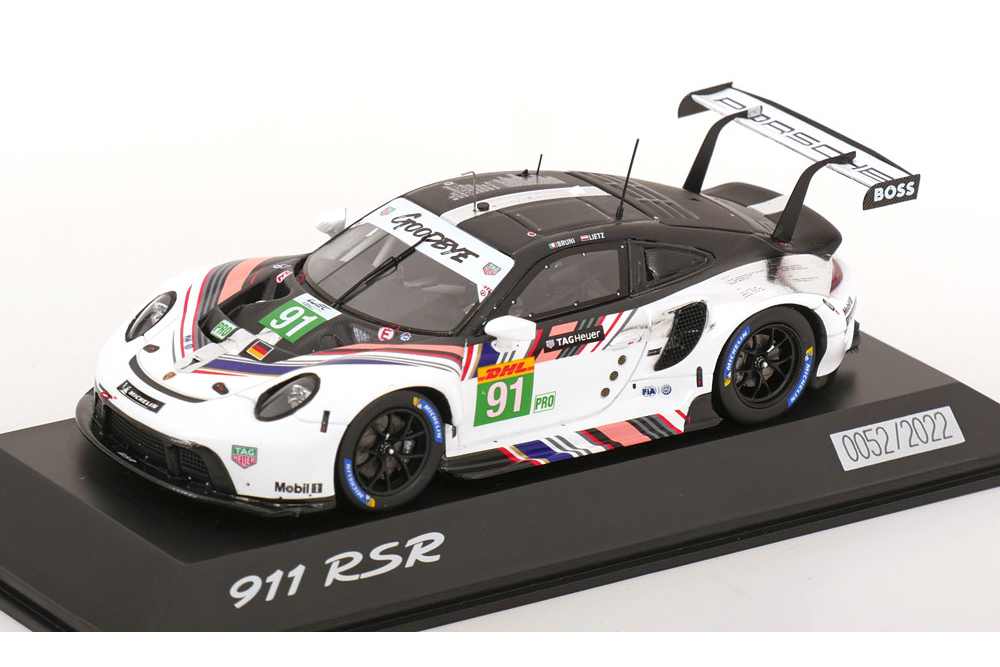 PORSCHE 911 RSR-19 NO 91 GOODBYE LAST WEC RACE 2022