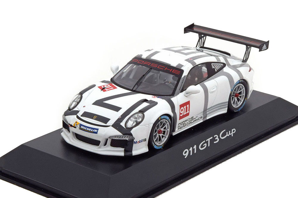 PORSCHE 911 GT3 CUP #911 2015 WHITE/MULTICOLOUR/BLACK