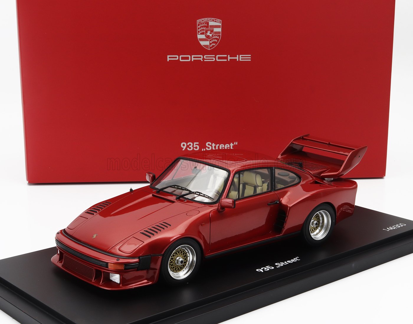 PORSCHE 911 935 TURBO STREET 1983, RED MET