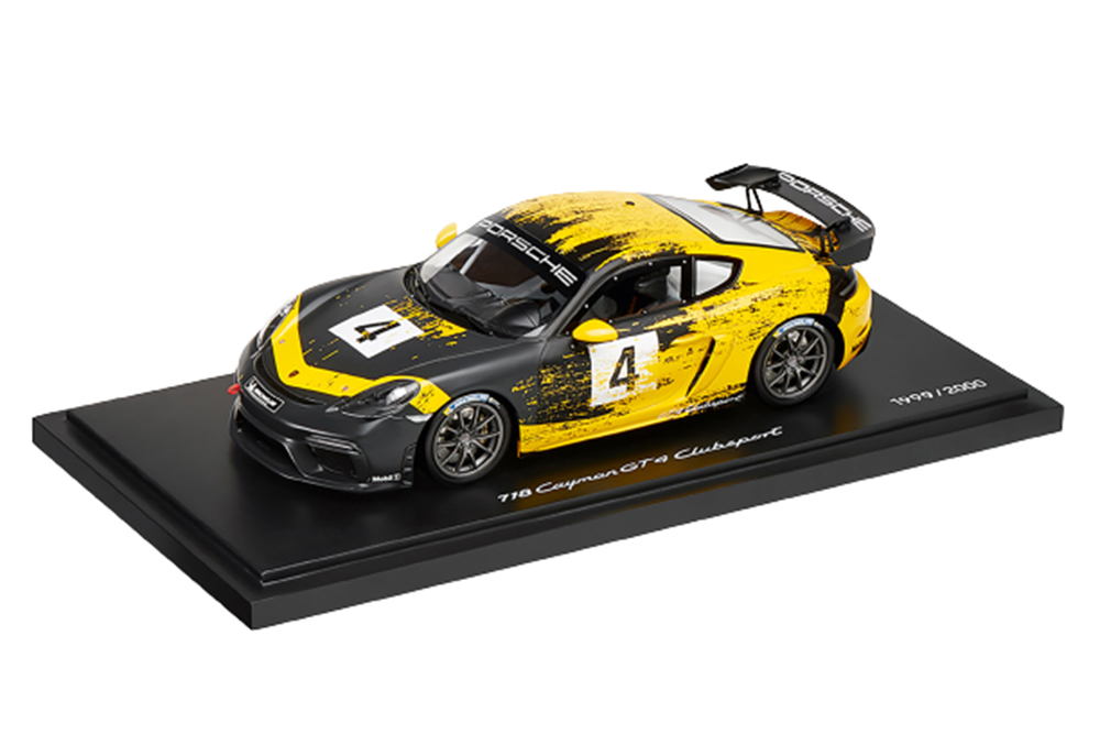 PORSCHE 718 CAYMAN GT4 CLUBSPORT 2019 #4 SHOWCAR