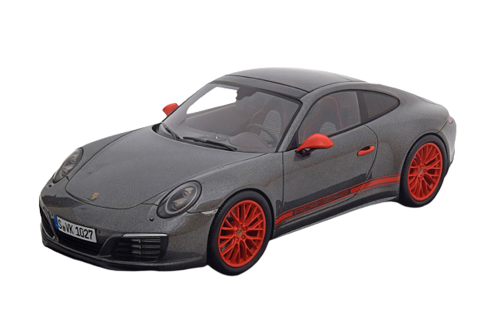 PORSCHE 911 991II CARRERA 4A GREY/RED