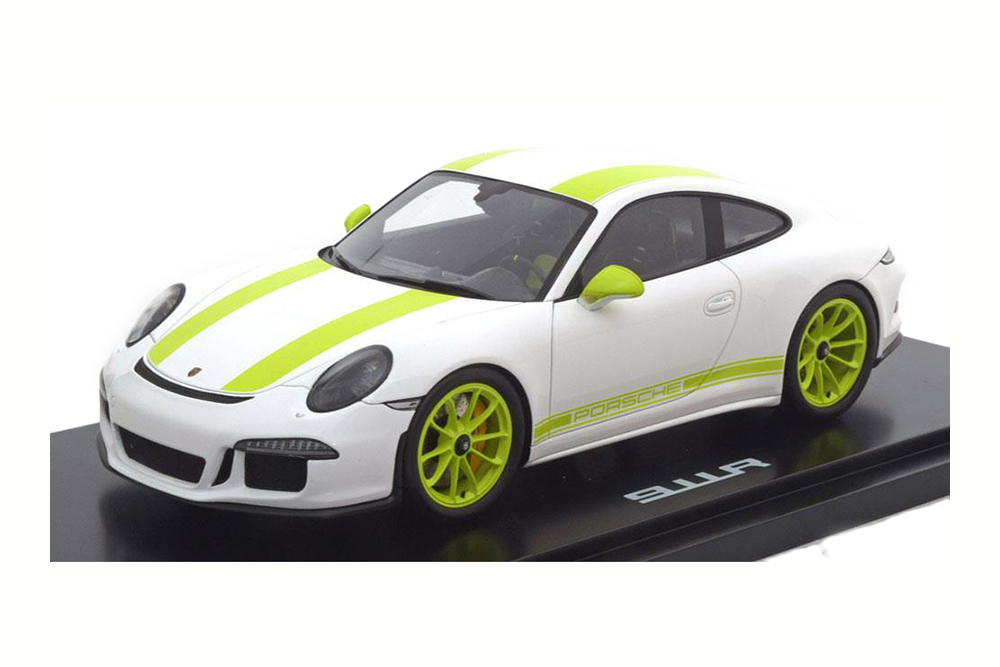 PORSCHE 911 R 2016 WHITE/GREEN