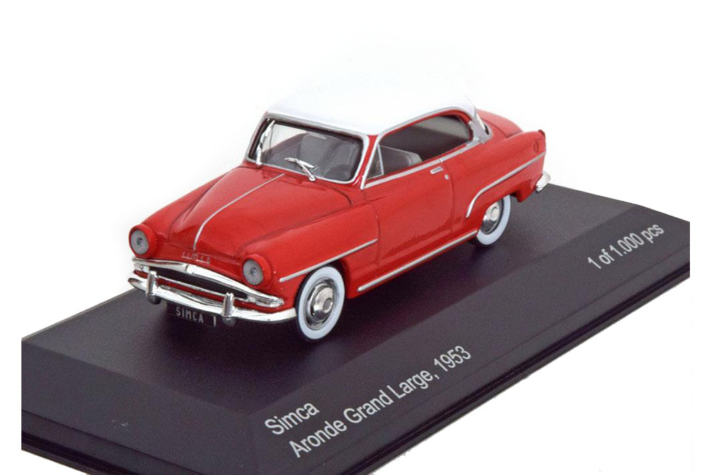 SIMCA ARONDE GRAND LARGE 1953 RED/WHITE