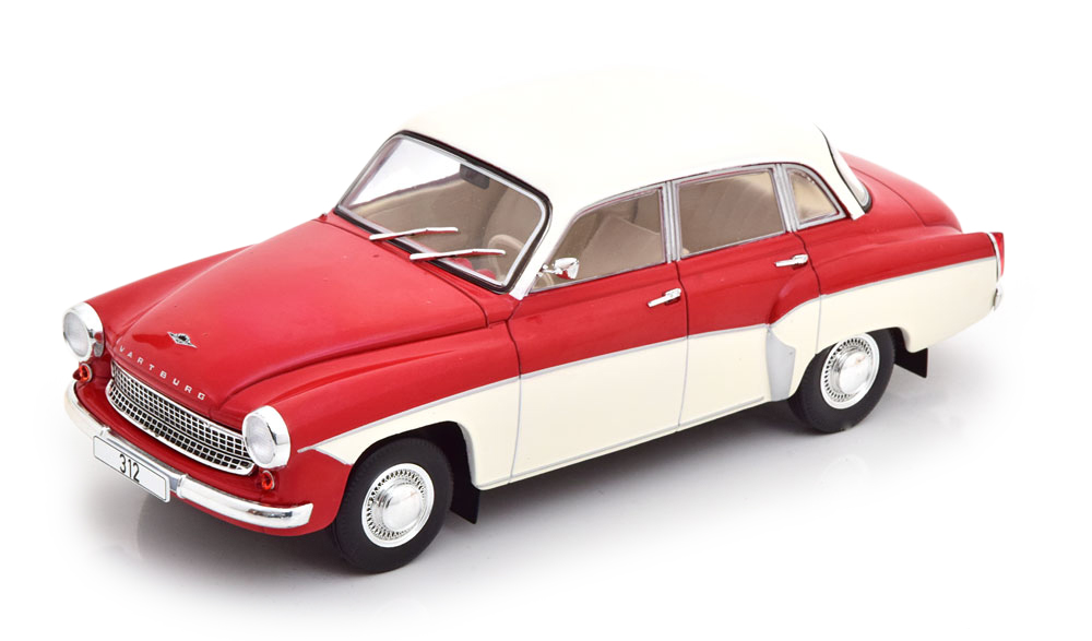 WARTBURG 312 1965 RED/WHITE