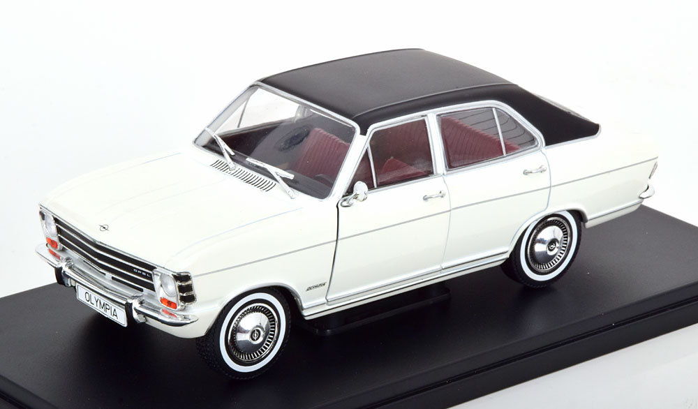 OPEL OLYMPIA A WHITE MATT-BLACK