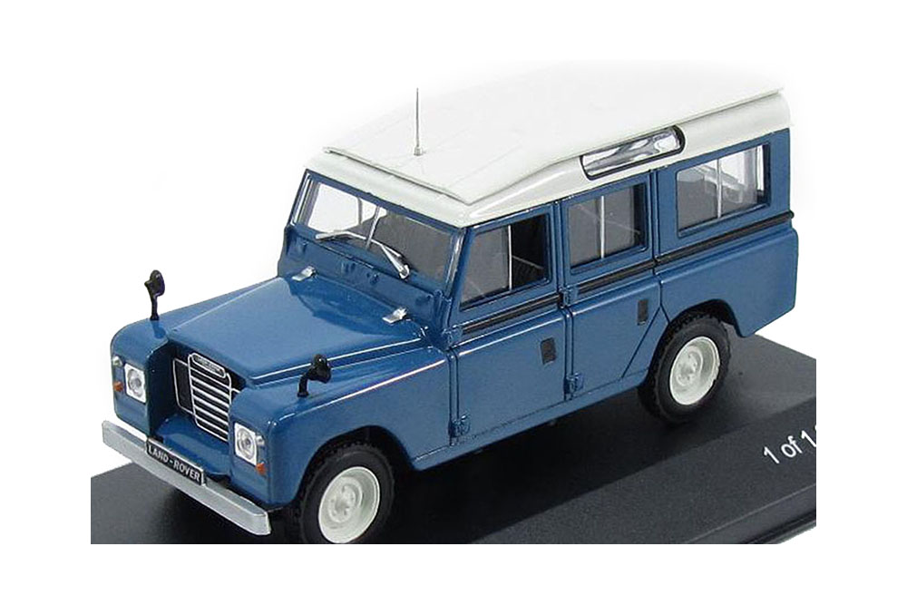 LAND ROVER SERIES II 109 STATION WAGON 4Х4 (1958), BLUE / WHITE