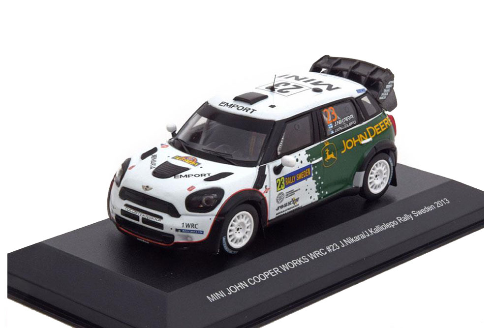 MINI JOHN COOPER WORKS WRC #23 J.NIKARA/J.KALLIOLEPO JOHN DEERE RALLYE SWEDEN 2013