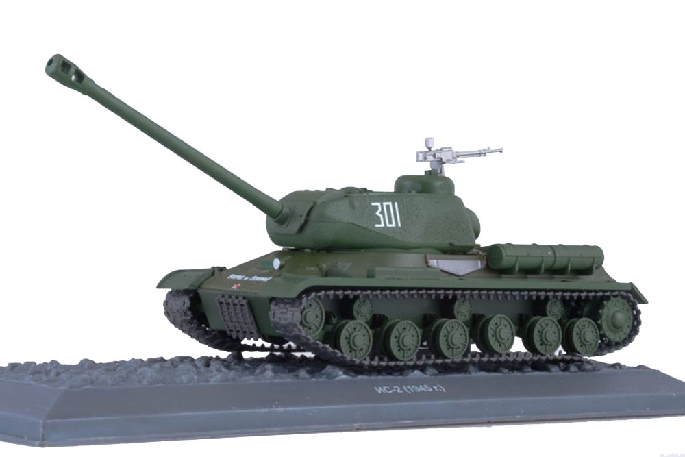 ТАНК ИОСИФ СТАЛИН-2, 1945 ДЛИНА 22 СМ (НАШИ ТАНКИ БЕЗ ЖУРНАЛА)