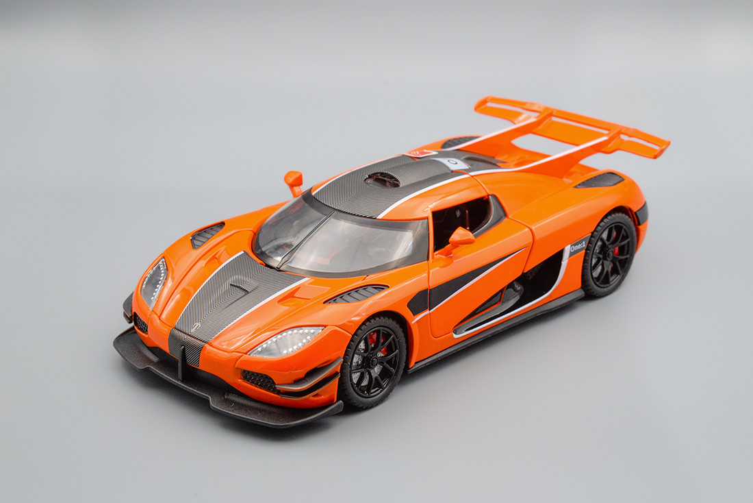 KOENIGSEGG ONE:1, ОРАНЖЕВЫЙ, 20 СМ