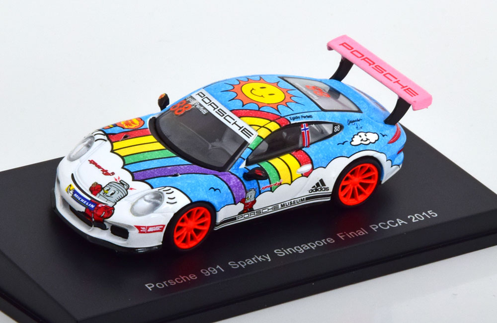 PORSCHE 911 (991) NO 88 SINGAPORE FINAL PCCA 2015 (ДЛИНА МОДЕЛИ 6-10 СМ)