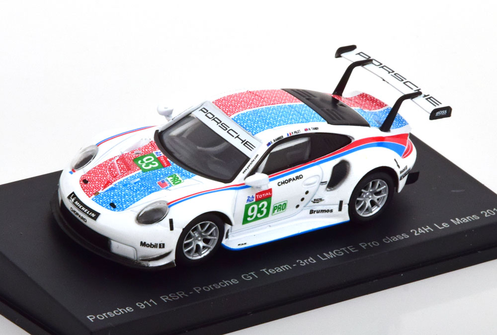 PORSCHE 911 (991) RSR NO 93 24H LE MANS 2019 (ДЛИНА МОДЕЛИ 6-10 СМ)