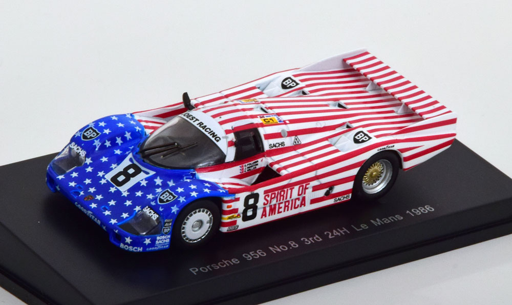 PORSCHE 956LH NO 8 24H LE MANS 1986 (ДЛИНА МОДЕЛИ 6-10 СМ)